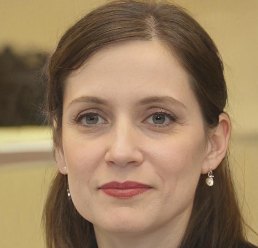 Retrato profesional de Livia Bergström, experta en autenticación digital